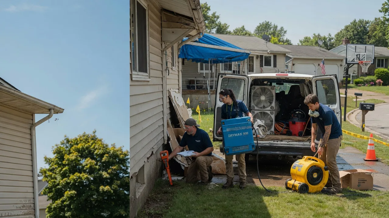 Ceiling Leak Cleanup in Golden City, MO near me