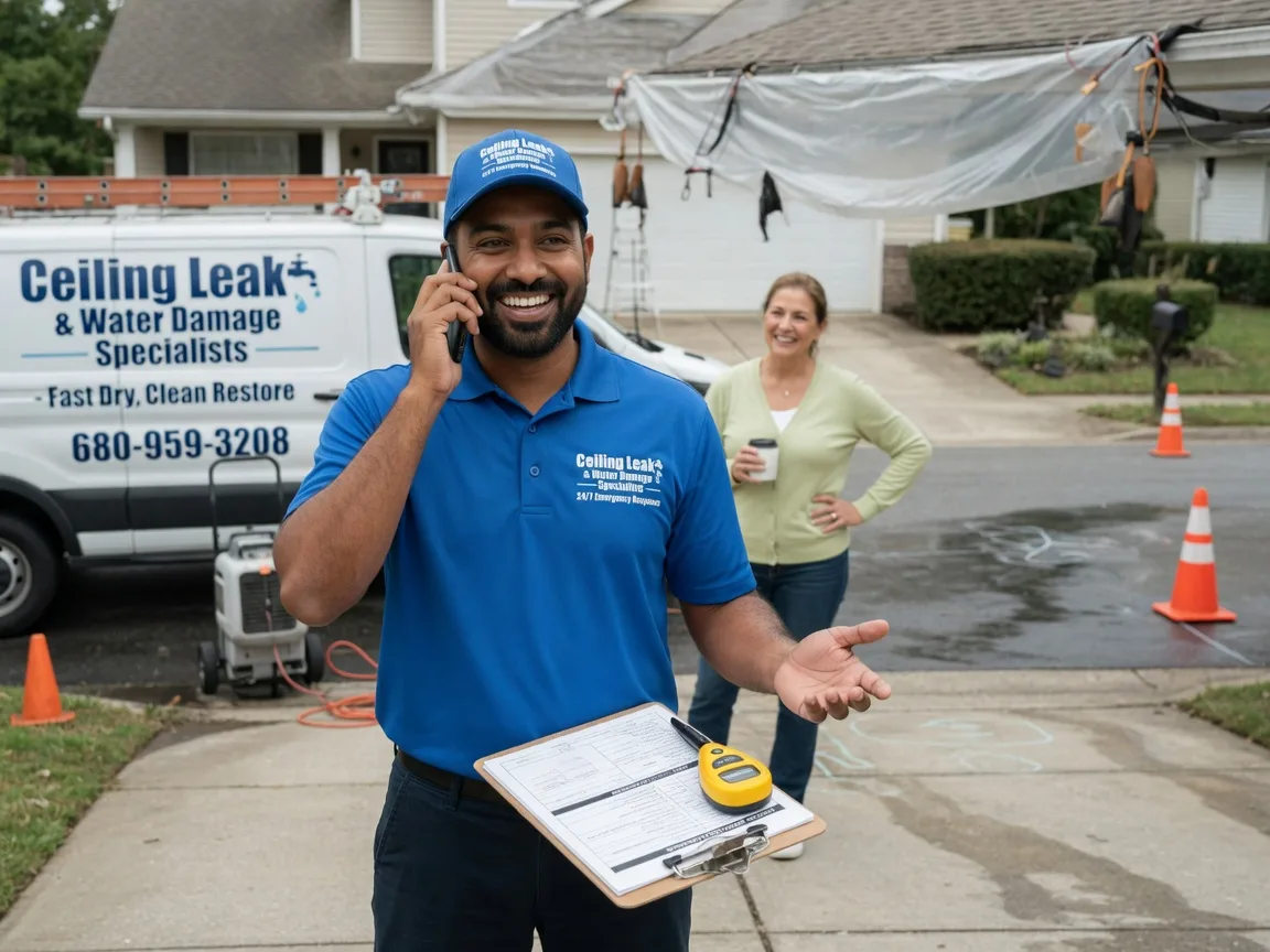 Ceiling Leak Cleanup Golden City, MO FAQs